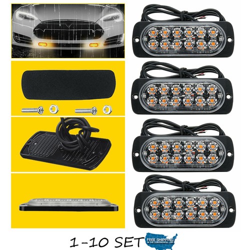 Amber led strobe lights - led,