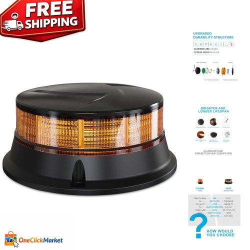 Amber beacon light 2inch - light, 4.2inch