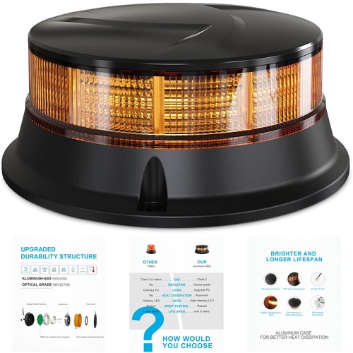 Amber flashing beacon - flashing,